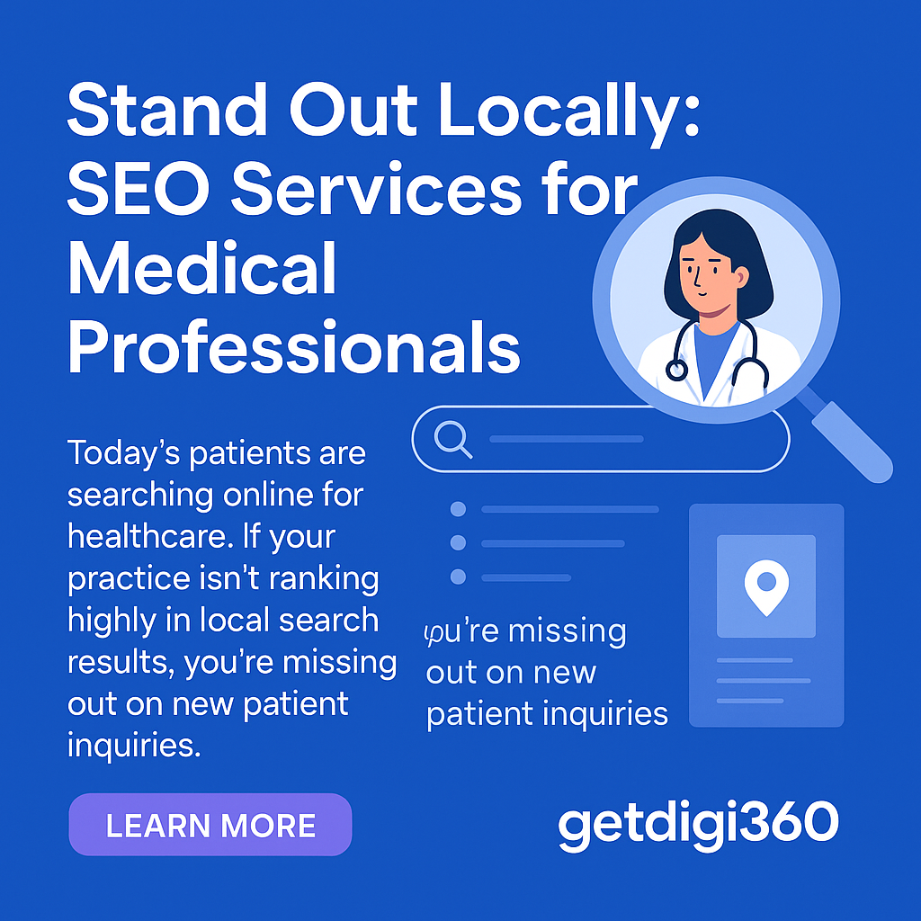 Getdigi360 – Best SEO Services in Ahmedabad | Best SEO Agency in Ahmedabad | SEO Service for Doctors & Hospitals.